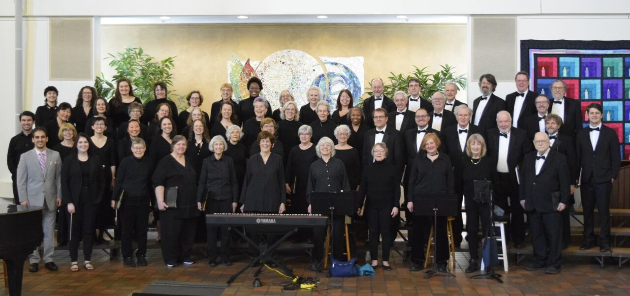 Photo of the members of the Arlington-Belmont Chorale.