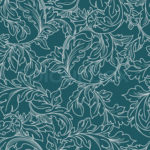 teal baroque pattern