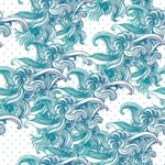 teal-white seamless-vintage-background-baroque-pattern